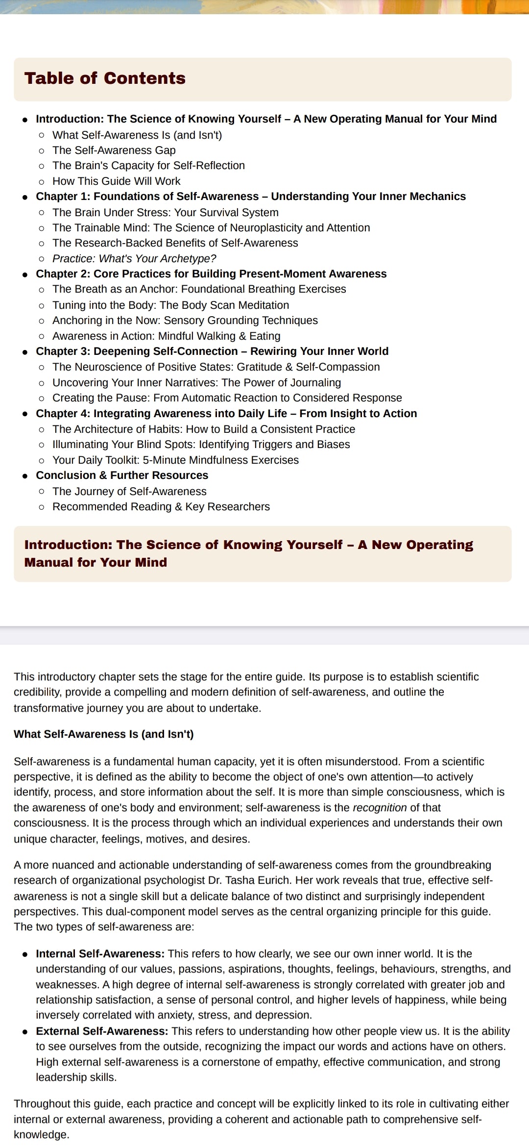 The Neuroscience of You An Interactive Guide to Self-Awareness